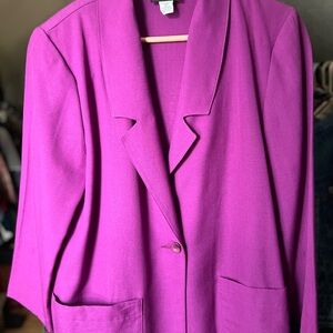 Women's Vintage Purple Blazer
